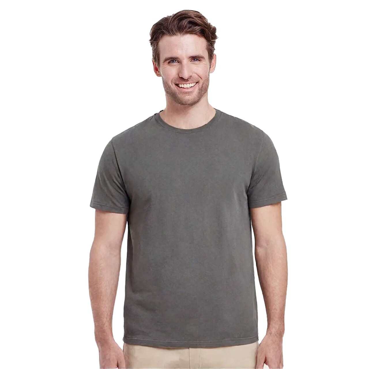 Gildan® Heavy Cotton Crewneck Short Sleeve T-Shirt 5.3 oz 100% US Cotton Classic Fit Blank Tee for Appliqué work